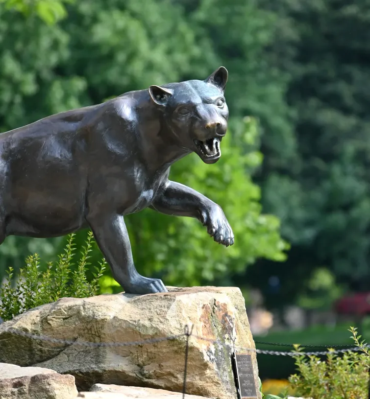 Pitt Panther statue